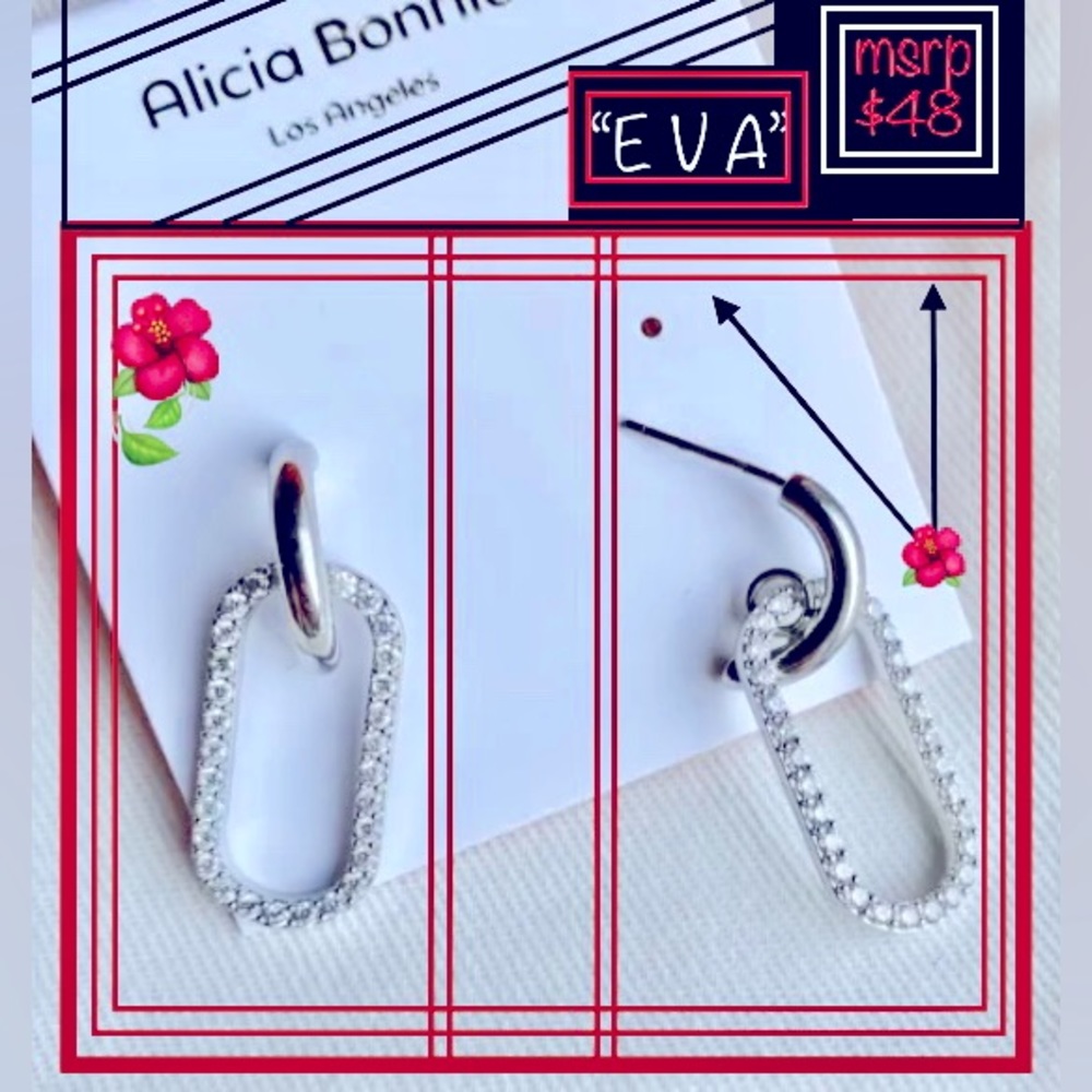 ALICIA BONNIE “EVA” Earrings~NWT! REMEMBER:FREE Treats w/ALL purchases🥳